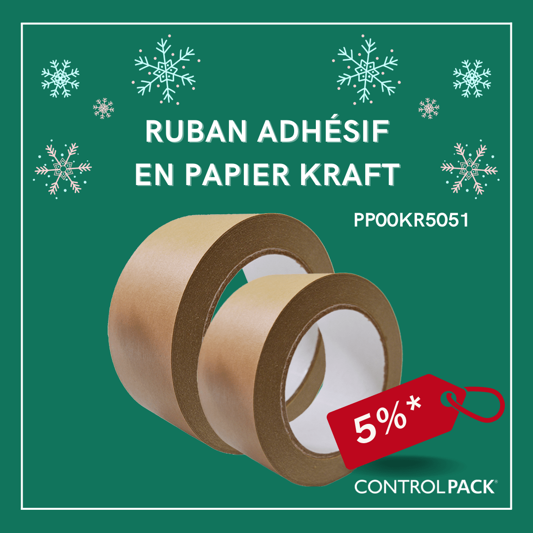 ruban adhésif kraft réduction noel