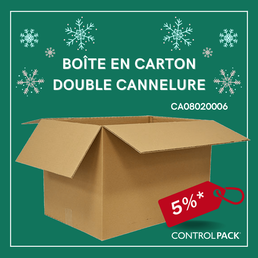 carton double cannelure reduction noel