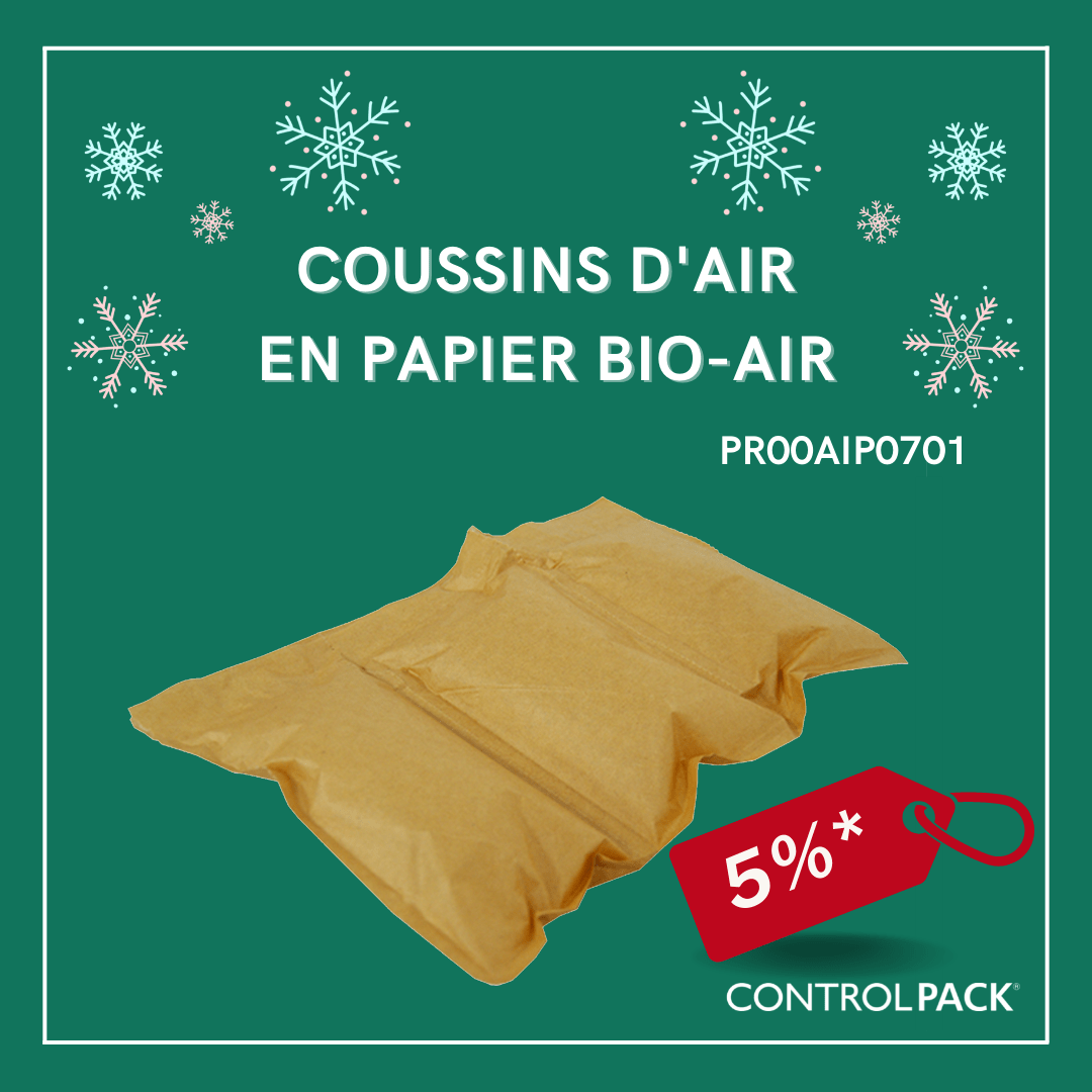 coussin air papier reduction noel