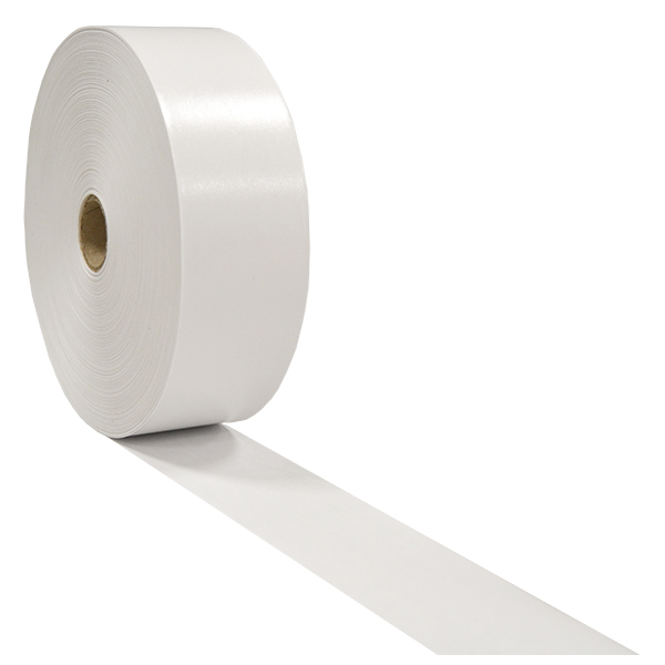 Adhesif papier gomme ecologique blanc