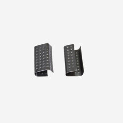 Chapes / agrafes métalliques ouvertes pour feuillard en polypropylène de 13mm