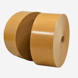Ruban de papier kraft gommé brun uni 60 mm x 200 m 60 g